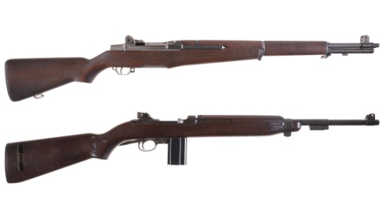 Two U.S. Military Semi-Automatic Long Arms
