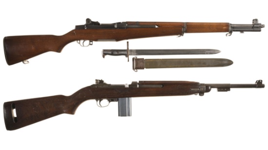 Two U.S. Military Semi-Automatic Long Arms
