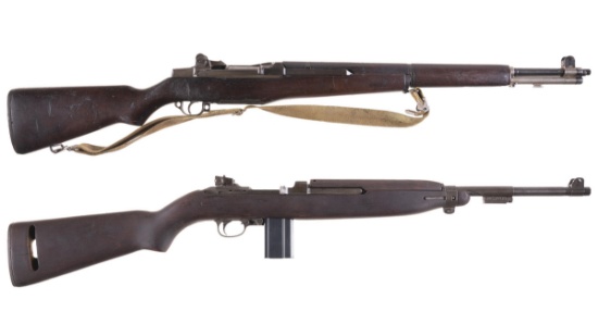 Two U.S. Military Semi-Automatic Longarms