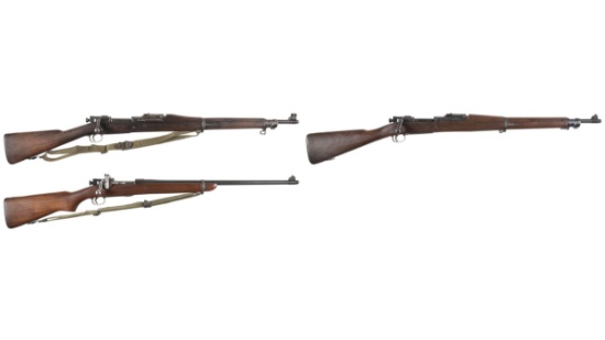 Three U.S. Military Bolt Action Rifles