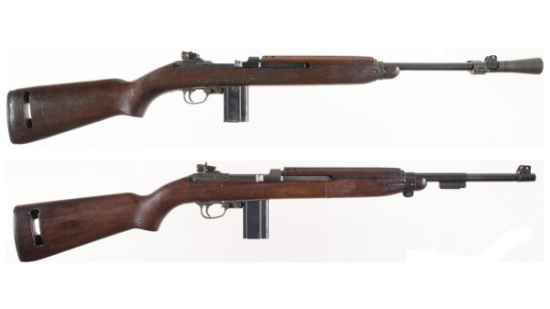 Two U.S. Military M1 Semi-Automatic Carbines