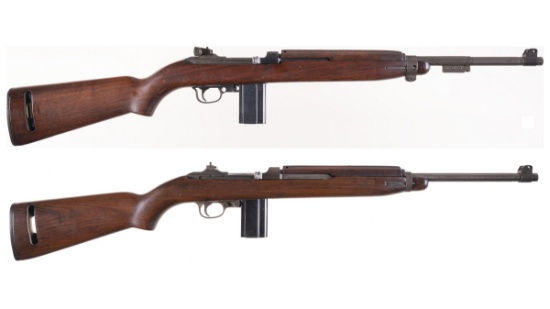 Two U.S. Military M1 Semi-Automatic Carbines