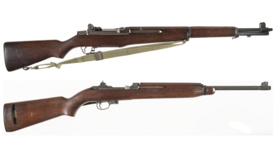 Two U.S. Military Semi-Automatic  Long Arms