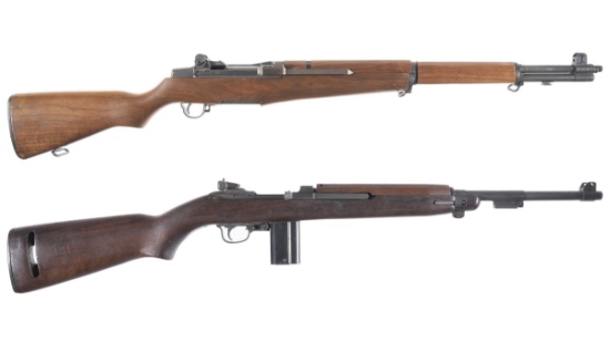 Two U.S. Military Semi-Automatic Long Guns