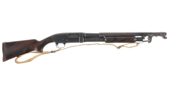 U.S. Marked Stevens Model 620 Slide Action Trench Shotgun