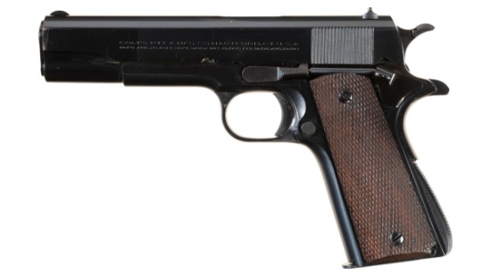 Pre-World War II Colt Super 38 Semi-Automatic Pistol