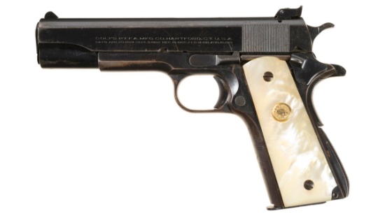 Pre-World War II Colt "Super Match" Style .38 Super Pistol