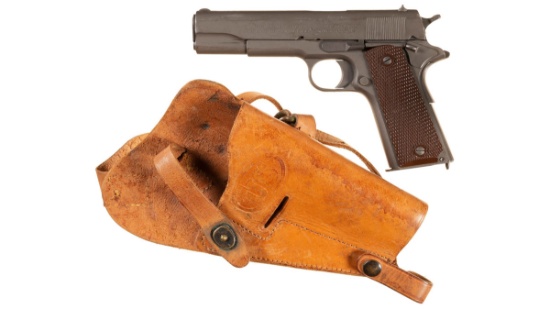 U.S. Colt Model 1911 Semi-Automatic Pistol with Holster