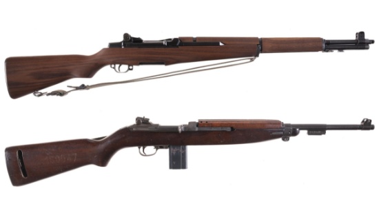 Two U.S. Military Semi-Automatic Long Guns