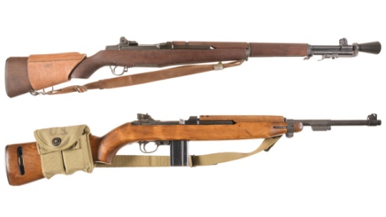 Two U.S. Military Semi-Automatic Long Guns