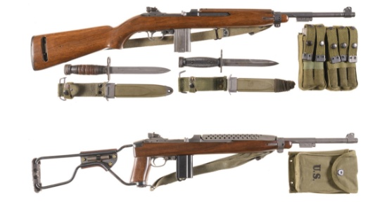 Two U.S. Military M1 Semi-Automatic Carbines