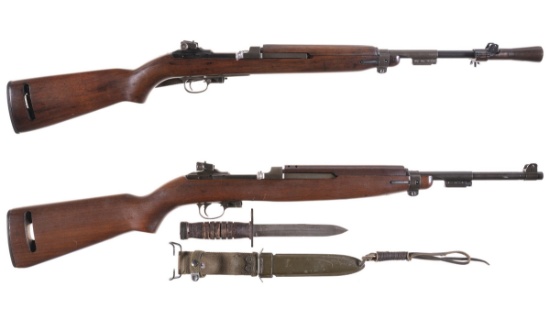 Two U.S. M1 Semi-Automatic Carbines