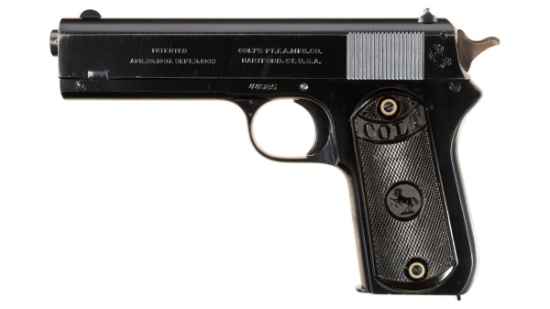 Colt Model 1903 Pocket Hammer Semi-Automatic Pistol