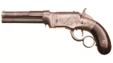 Factory Engraved Smith & Wesson No. 1 Lever Action Pistol
