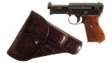 WWII German Proofed Mauser Model 1934 Pistol with Holster