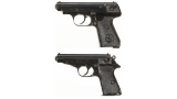Two German Police Marked Semi-Automatic Pistols