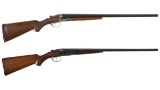 Two American Double Barrel Shotguns