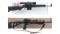 Two Semi-Automatic Rifles with Boxes