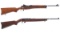 Two Ruger Semi-Automatic Carbines