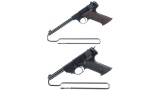 Two High Standard Semi-Automatic Pistols