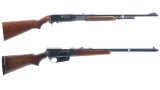 Two .35 Caliber Remington Rifles