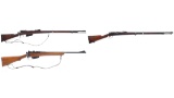 Three European Military Bolt Action Rifles