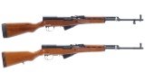 Two Chinese SKS Semi-Automatic Rifles