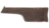 Hardwood Stock for a Broomhandle Pistol