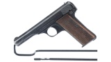 Nazi Proofed Fabrique Nationale Model 1922 Semi-Automatic Pistol