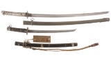 Two Japanese Swords with Sheaths