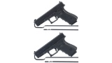 Two Glock Semi-Automatic Pistols