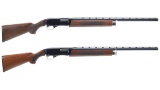 Two Winchester Model 1400 Mk II Semi-Automatic Shotguns