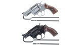 Two Double Action Revolvers