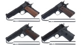 Four Semi-Automatic Pistols