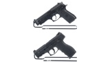 Two Taurus Semi-Automatic Pistols