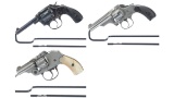 Three Double Action Revolvers