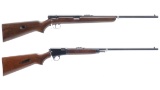 Two Winchester Semi-Automatic Rimfire Rifles
