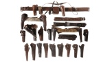 Large Group of Primarily Leather Firearms Accessories