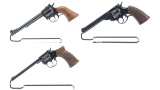 Three Harrington & Richardson Double Action Rimfire Revolvers