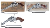 Three Italian Single Action Revolvers