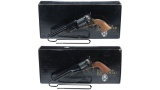 Two Colt Black Powder Series Percussion Revolvers with Boxes