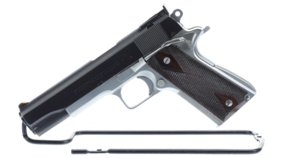 Upgraded Colt Government Model Semi-Automatic Pistol