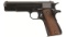Serial Number 41 Colt Super .38 Semi-Automatic Pistol