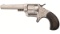 Engraved Hood Firearms Spur Trigger Revolver