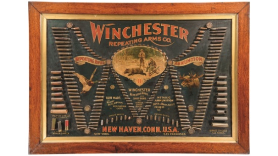 Winchester Repeating Arms Co. "Double W" Cartridge Display