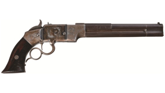Factory Engraved Smith & Wesson No. 2 Lever Action Pistol