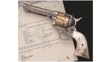Factory Engraved Colt Frontier Six Shooter SAA Revolver
