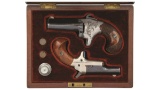 London Agency Cased Set of Two Colt .41 Rimfire Derringers