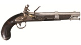 Simeon North U.S. Model 1826 Navy Flintlock Pistol