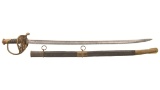 College Hill Staff Officer's Sword Presented to H.C. Lockhart